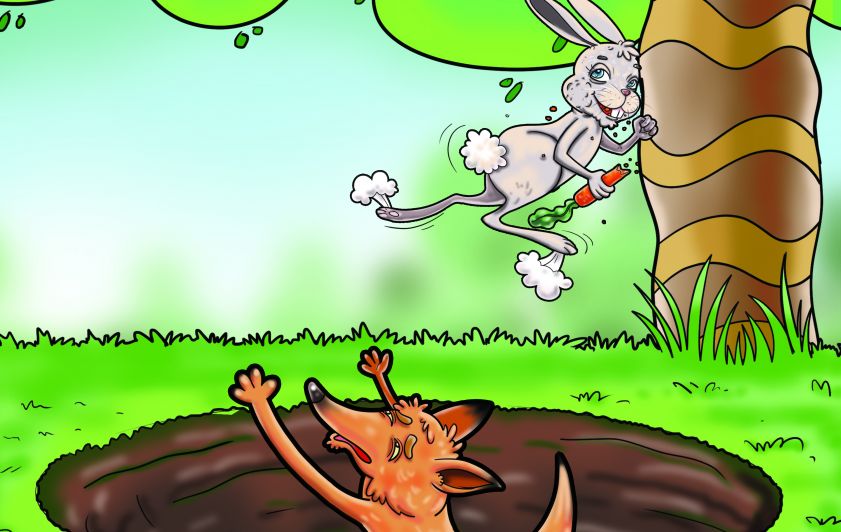 قفزَ الأرنب