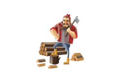 الحطاب وأهم أدواته