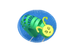 دودة قز جميلة